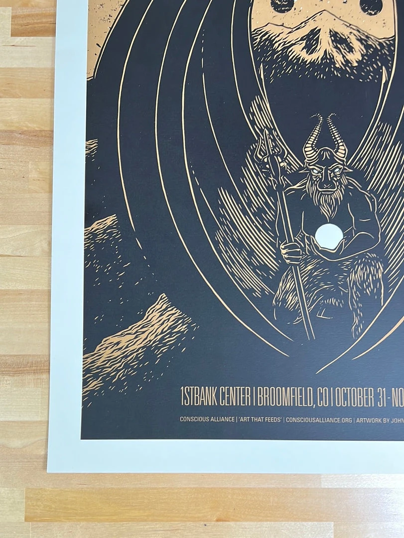 Colorado Widespread Panic - 2014 John Vogl Poster Broomfield, CO N2