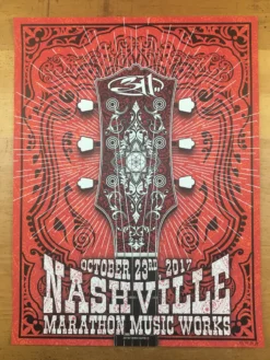 311 - 2017 Derek Hatfield Poster Nashville, TN Marathon Music Works