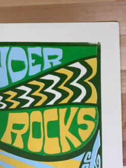 Yonder Mountain String Band - 2008 Tripp Poster Red Rocks Morrison, CO