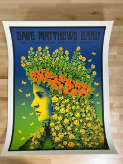 Methane Studios Dave Matthews Band - 2021 Methane Poster Syracuse, NY Gig Posters