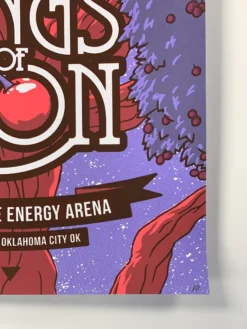 Kings Of Leon - 2017 Florey Poster Oklahoma City, OK Gig Posters