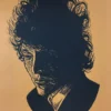 Bob Dylan The Rolling Stone - 2014 Brian Methe Art Print Orange Variant