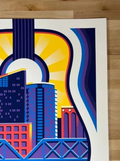 Billy Strings - 2021 2022 Mike Tallman Poster Grand Rapids, MI NYE AP Gig Posters