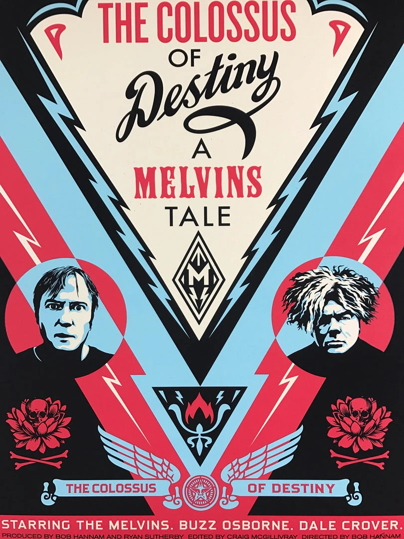 The Colossus Of Destiny: A Melvins Tale - Shepard Fairey 2017 Poster Art Prints