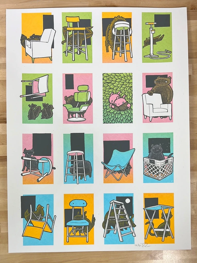 Inktober Uncut Postcard Set #1 - 2021 Jay Ryan Poster Art Print