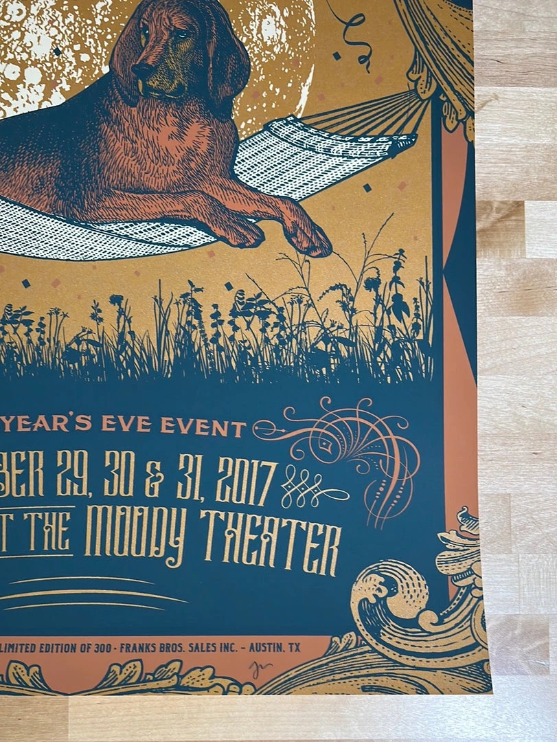 Willie Nelson - 2017 Status Serigraph Poster Austin, TX Gig Posters