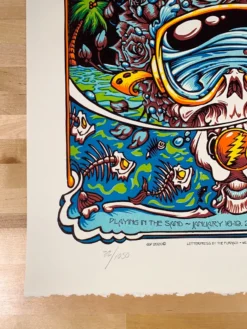 Dead & Company - 2020 AJ Masthay Poster Rivera Cancun Mexico Gig Posters