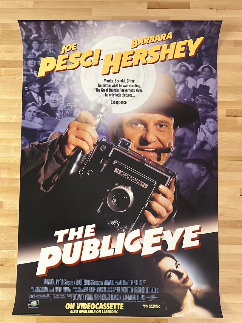 Sold Out Posters The Public Eye - 1992 Video Promo Movie Poster Original Vintage Movie/TV Posters