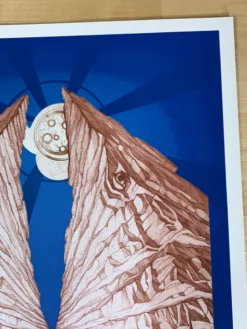 Yonder Mountain String Band - 2009 Travis Parr Poster Red Rocks Morrison, CO Colorado