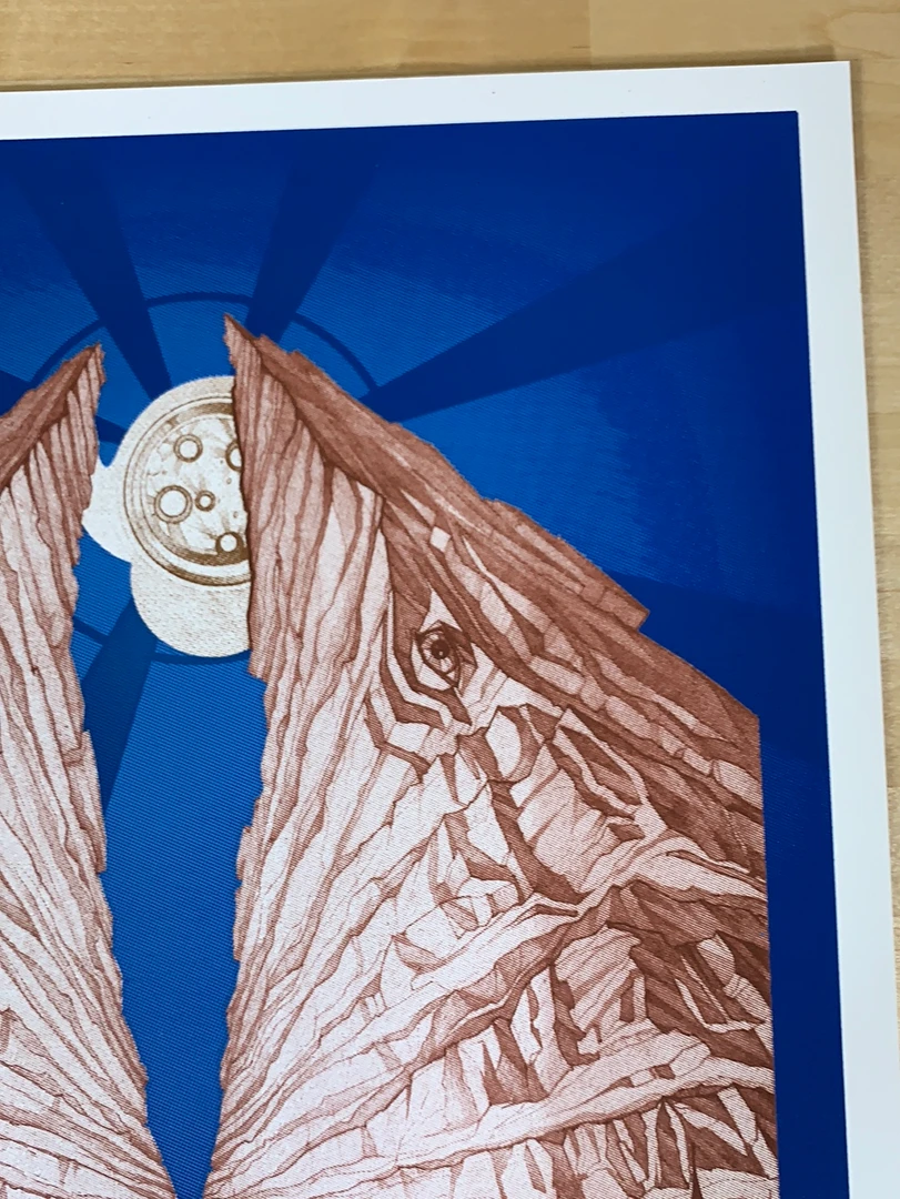 Yonder Mountain String Band - 2009 Travis Parr Poster Red Rocks Morrison, CO Colorado