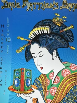 Gig Posters Dave Matthews Band - 2004 EMEK Poster Hershey Park Stadium PA