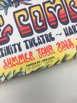 Dead & Company - 2018 Zeb Love Poster Hartford, CT Xfinity Theater Gig Posters