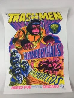 The Trashmen - 2007 John Sampson Poster Chicago, IL Abbey Pub