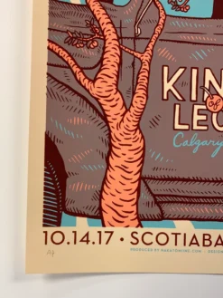 Kings Of Leon - 2017 Dan Grissom Poster Calgary, AB Scotiabank Gig Posters