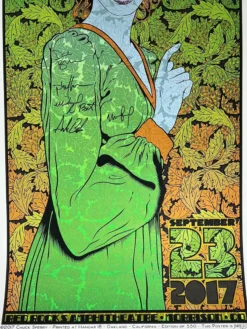 Colorado Greensky Bluegrass - 2017 Chuck Sperry Poster Red Rocks Morrison, CO AUTOGRAPHED