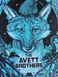 The Avett Brothers - 2016 Zeb Love Poster Pittsburgh Variant Gig Posters
