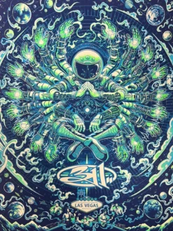 311 - 2022 Miles Tsang Poster Las Vegas, NV Grassroots Green