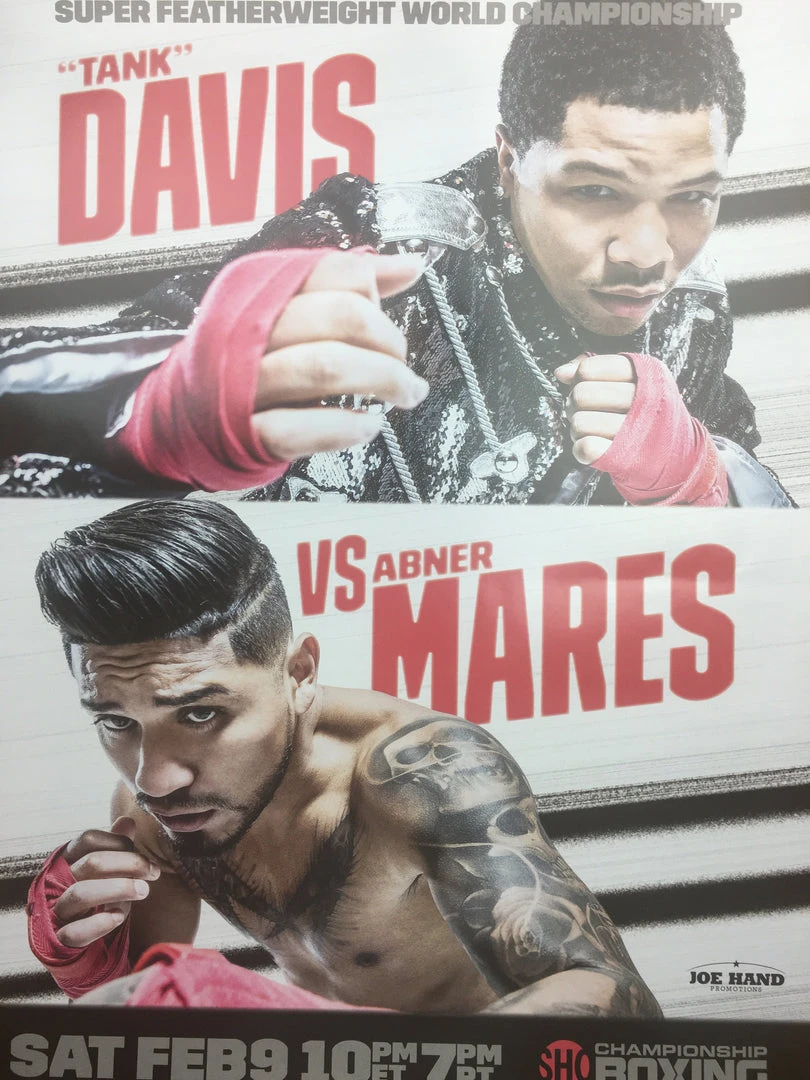 Sold Out Posters Boxing - 2019 Poster Davis Vs Mares