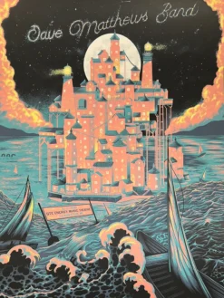 Gig Posters Dave Matthews Band - 2021 Paul Kreizenbeck Poster Clarkston, MI