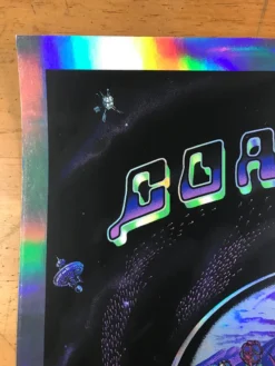 Coachella - 2011 EMEK Poster Purple Mirror FOIL Variant Edition 3/5 Signed