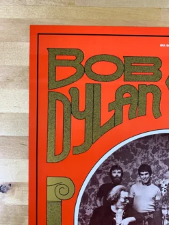 Bob Dylan, Grateful Dead - 1987 Arlene Owseichik Poster Oakland Coliseum 1st
