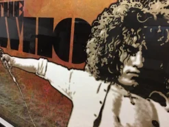 The Who - 2016 Chuck Sperry Poster Roger Daltry 50th Anniversary Tour FRAMED