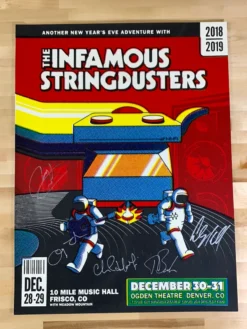 Sold Out Posters The Infamous Stringdusters - 2018 2019 Poster 10 Mile Music Hall Frisco, CO Colorado