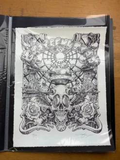 St Stephen - 2020 AJ Masthay Poster Grateful Dead Letterpress Line Art Edition Art Prints