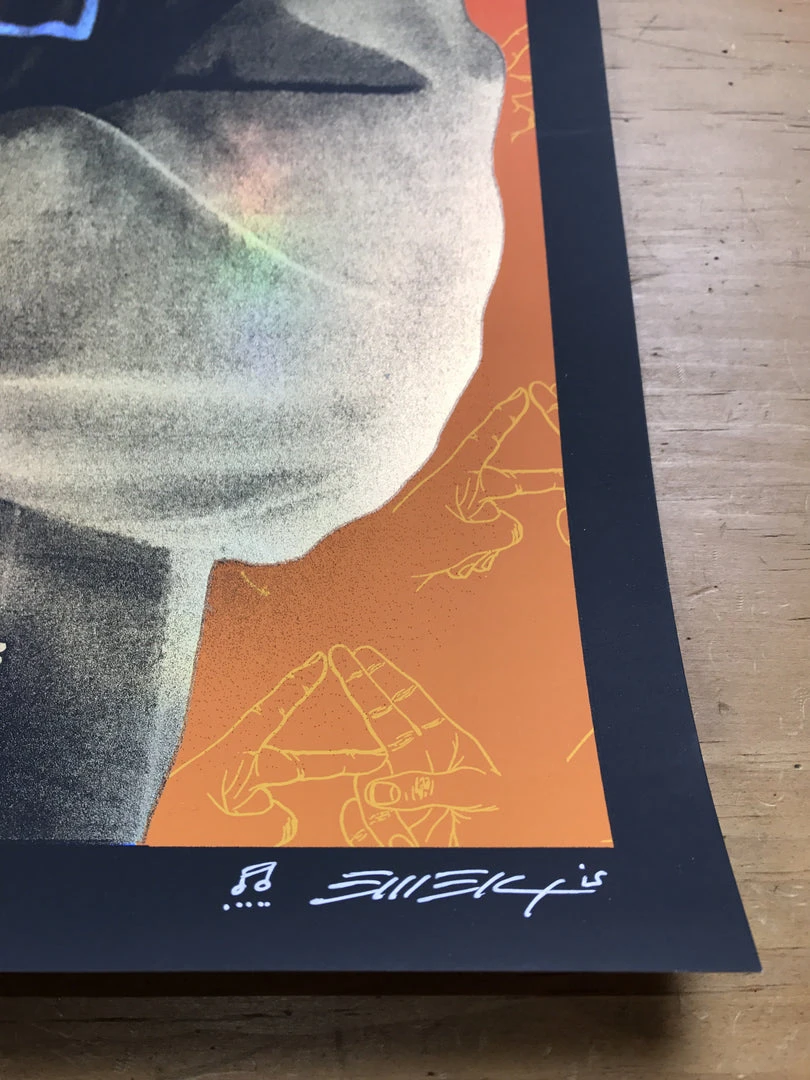 Alt-J - 2015 Emek Poster Santa Barbara Bowl, California FOIL Foil Posters