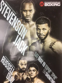 Sold Out Posters Boxing - 2018 Stevenson Vs Jack, Russel Vs Diaz Poster
