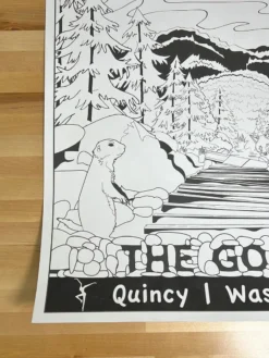 Dave Matthews Band - 2020 Jamison Grace Coloring Poster Quincy, WA Gig Posters