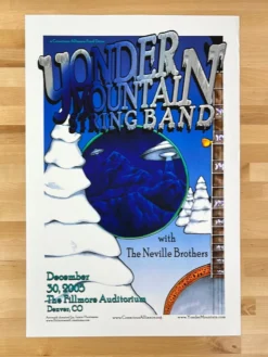 Yonder Mountain String Band - 2005 Jamie Huntsman Poster The Fillmore Denver, CO 12/30 Colorado