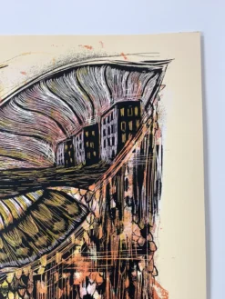 Edward Sharpe & The Magnetic Zeros - 2016 Dan Grzeca Poster Cambridge, MA