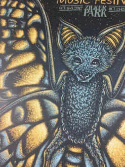 Austin City Limits Festival - 2017 Todd Slater Poster Zilker Park Austin, TX ACL