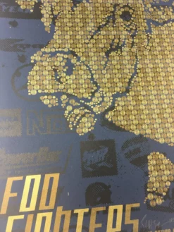 Foo Fighters - 2008 Todd Slater Poster Philadelphia, PA Wachovia Spectrum Gig Posters