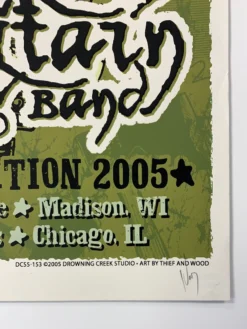 Yonder Mountain String Band - 2005 Jeff Wood Poster Chicago, IL