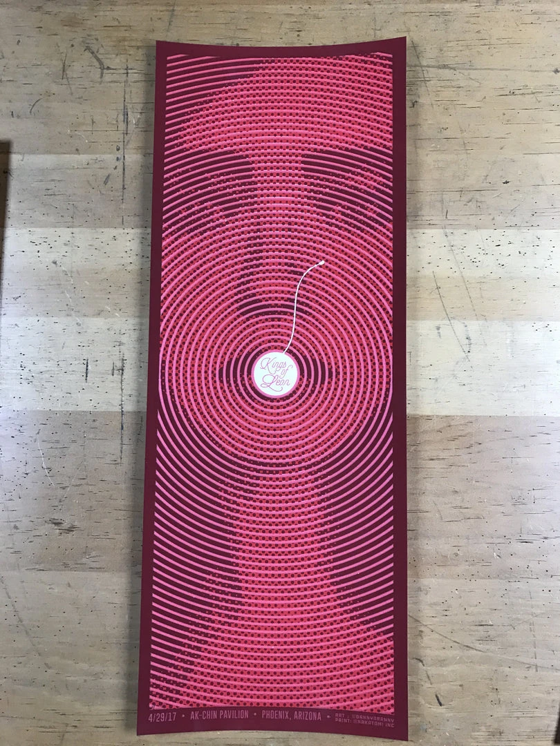 Gig Posters Kings Of Leon - 2017 Daniel Aranda Poster Phoenix, AZ, AK-Chin Pavilion