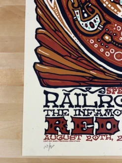 Yonder Mountain String Band - 2011 Jeff Wood Poster Red Rocks Morrison, CO