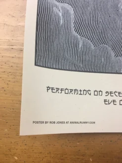 The Raconteurs - 2006 Rob Jones Poster Chicago, IL Riviera Theatre 12/31