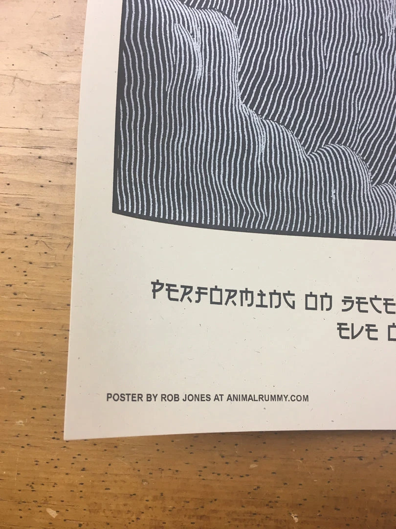 The Raconteurs - 2006 Rob Jones Poster Chicago, IL Riviera Theatre 12/31