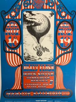 Daily Flash - 1966 Stanley Mouse Poster 1st San Francisco Avalon