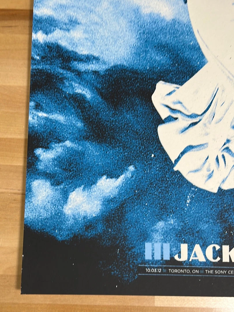 Jack White - 2012 The Silent Giants Toronto, ON, Canada N1 Gig Posters