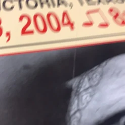 Willie Nelson - 2004 Franks Brothers 12/3 Poster Victoria, TX (damaged)