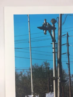 Woody Guthrie My Dusty Road - 2009 Dan MacAdam Crosshair Poster Art Print Gig Posters