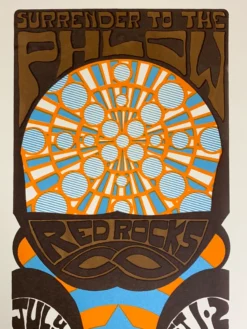 Phish - 2009 Tripp Poster Red Rocks Morrison, CO Brown