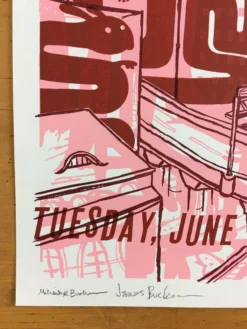 Gig Posters Vandermark 5 - 2004 Little Friends Of Printmaking Poster Madison, WI The North S