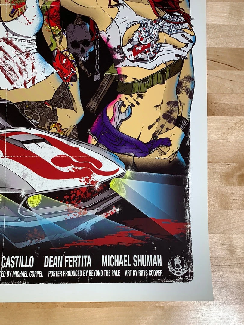 Gig Posters Queens Of The Stone Age - 2008 Rhys Cooper Poster Hobart, AUS