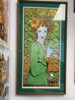 Colorado Greensky Bluegrass - 2017 Chuck Sperry Poster Red Rocks Morrison, CO FRAMED