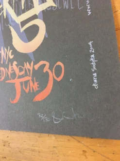 Vandermark 5 - 2004 Diana Sudyka Poster New York, NY Tonic