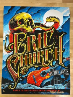 Eric Church - 2022 Maxx242 Poster Green Bay, WI 3/19 Gig Posters